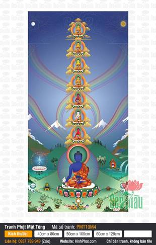 Medicine Buddha Bhaisajyaguru PMT10M4, Đức Phật Dược Sư ngự tòa sen