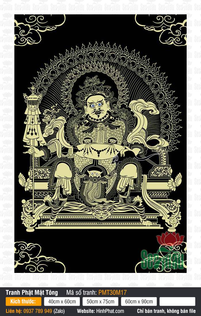 Vaishravana PMT30M17, Hình Phật Mật Tông