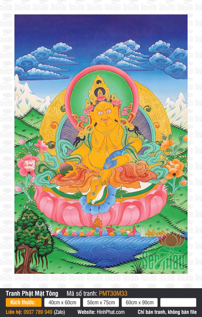 Vaishravana PMT30M33, Hình Ảnh Phật Mật Tông