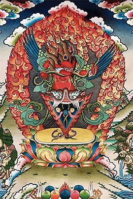 Tranh Garuda - Kim Sí Điểu PMT38 Tranh Garuda - Kim Sí Điểu PMT38