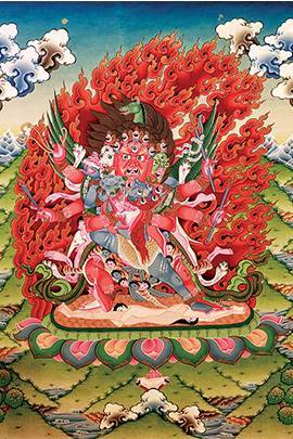 Tranh Hayagriva - Đức Mã Đầu Minh Vương PMT14 Tranh Hayagriva - Đức Mã Đầu Minh Vương PMT14
