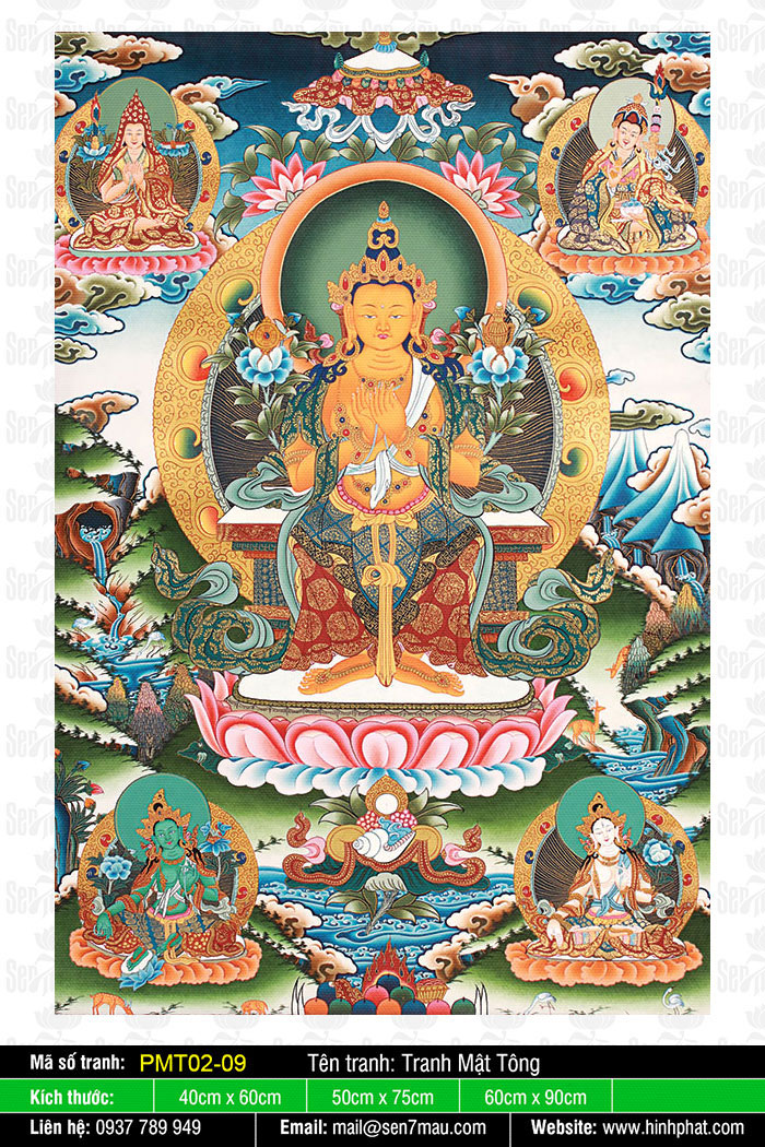 Đức Phật Di Lặc - Mật Tông - Tây Tạng PMT02-09