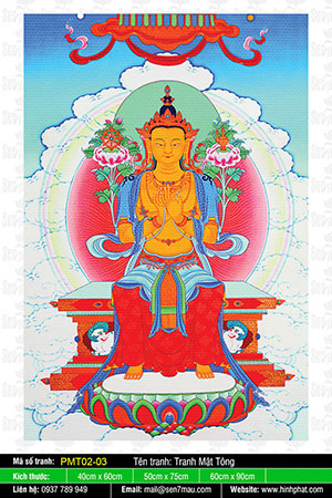 Hình ảnh Đức Phật Di Lặc-Mật Tông-Tây Tạng PMT02-03