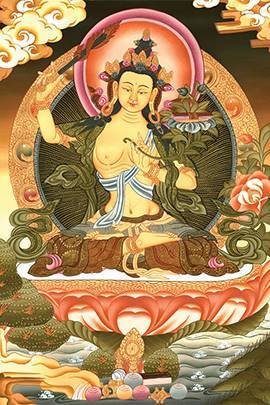Tranh Manjushri Bodhisattva - Đức Văn Thù Sư lợi PMT11 Tranh Manjushri Bodhisattva - Đức Văn Thù Sư lợi PMT11