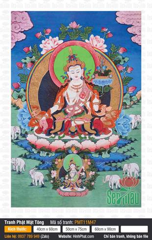 Manjushri Bodhisattva PMT11M47, sắc thân trắng ngần
