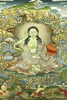 Tranh Milarepa Mật-lặc Nhật-ba PMT51 Tranh Milarepa Mật-lặc Nhật-ba PMT51