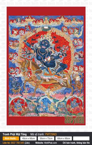 Palden Lhamo PMT29M3, Nữ Hộ Pháp sắc thân xanh dũng mãnh