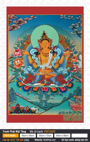Prajnaparamita PMT35M2, Bát Nhã Phật Mẫu sắc vàng bốn tay