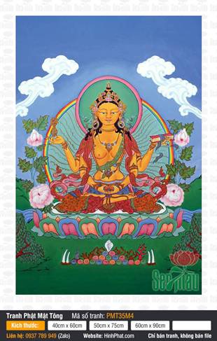 Prajnaparamita PMT35M4, khắc họa Đại Mẫu Trí Tuệ bốn tay