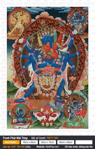 Sri Kalachakra PMT17M1, hiện thân hộ pháp nhiều tay oai nghiêm