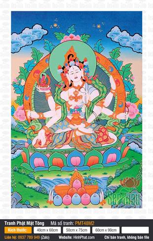 Ushnisha Vijaya Dharani PMT48M2, sắc tướng bạch tịnh uy nghiêm