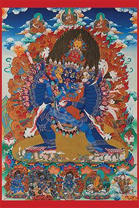 Tranh Yamantaka - Vajrabhairava PMT18 Tranh Yamantaka - Vajrabhairava PMT18