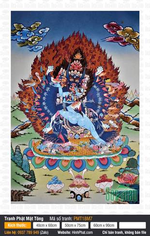 Yamantaka PMT18M7, thần tướng diện mạo phẫn nộ