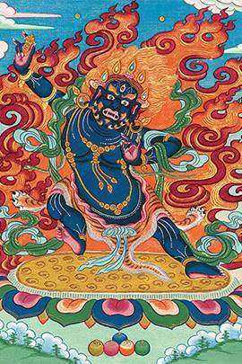 Tranh Vajrapani Kim Cương Thủ PMT16 Tranh Vajrapani Kim Cương Thủ PMT16