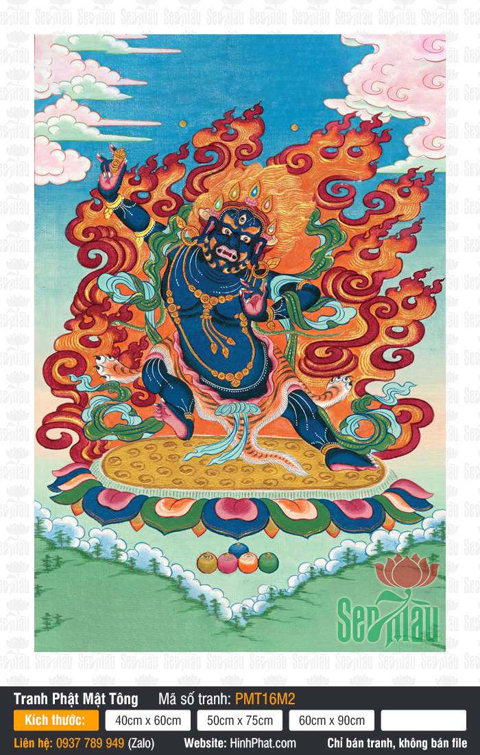 Vajrapani Kim Cương Thủ PMT16M2 Vajrapani Kim Cương Thủ PMT16M2 khắc họa hình ảnh Kim Cương Thủ Bồ Tát phẫn nộ uy nghiêm