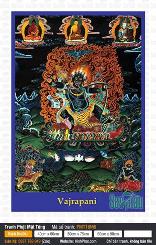 Vajrapani PMT16M6, hiện thân sắc đen phẫn nộ dũng mãnh