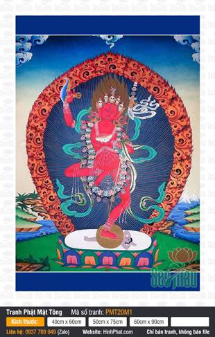 Vajravarahi PMT20M1, nét vẽ tôn dáng Kim Cương Hợi Mẫu