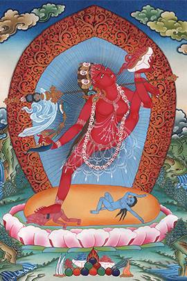 Tranh Vajrayogini - Kim Cương Du Già Thánh Nữ PMT25 Tranh Vajrayogini - Kim Cương Du Già Thánh Nữ PMT25