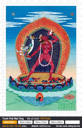 Vajrayogini PMT25M3, Thánh Nữ sắc đỏ uy nghiêm
